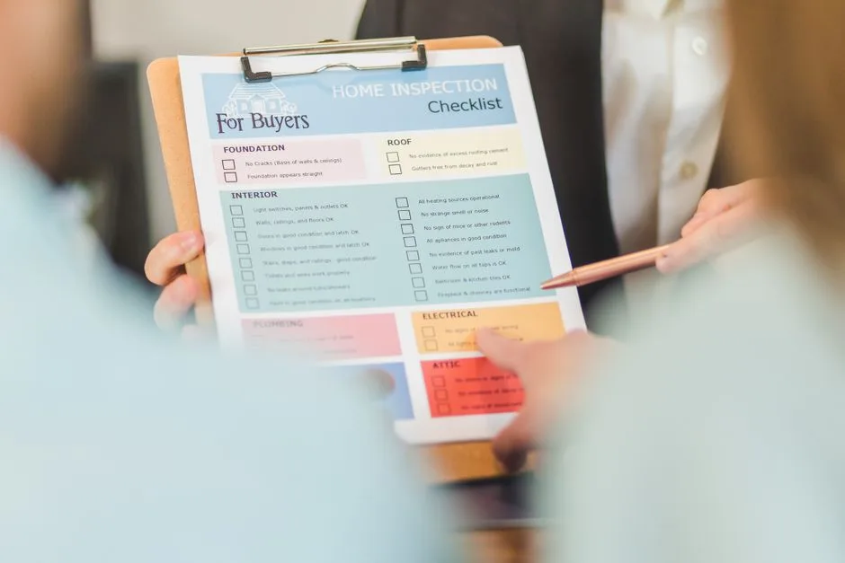Completed move-in inspection checklist with pen, representing thorough rental documentation
